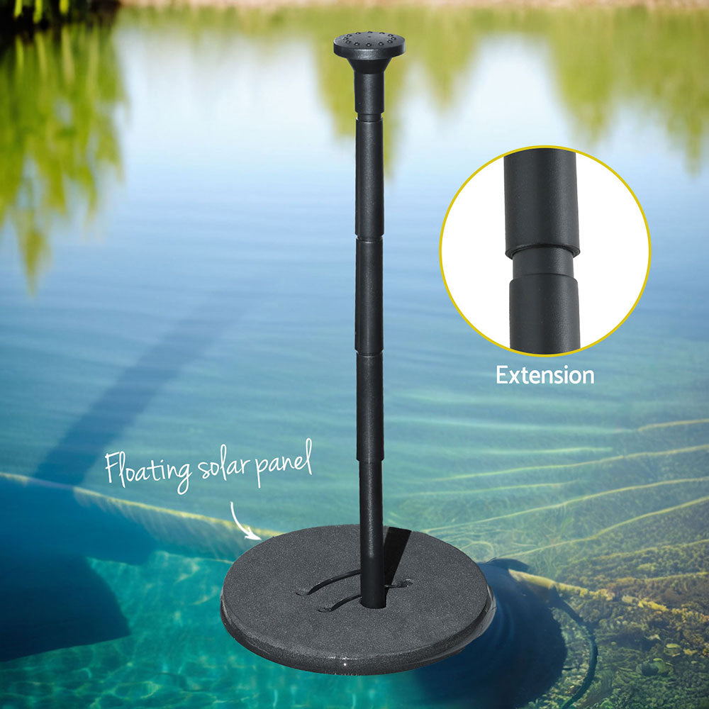 Gardeon Solar Pond Pump Water Fountain Submersible Floating Bird Bath 190L/H 6