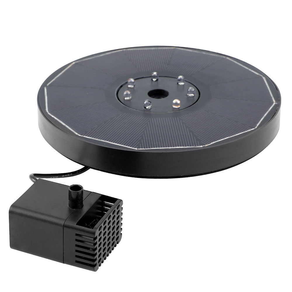 Gardeon Floating Solar Pond Water Fountain Pump Outdoor Fountains LED Light 4