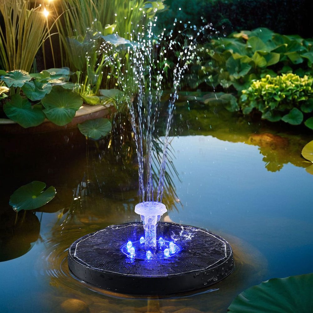 Gardeon Floating Solar Pond Water Fountain Pump Outdoor Fountains LED Light 7