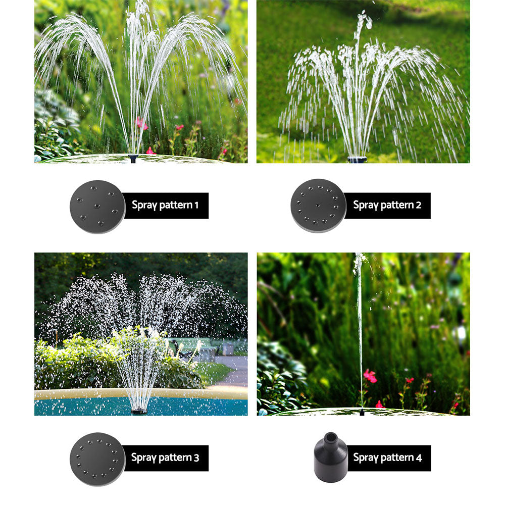 Gardeon Solar Pond Pump Submersible Water Fountain Kit 2.6FT 5