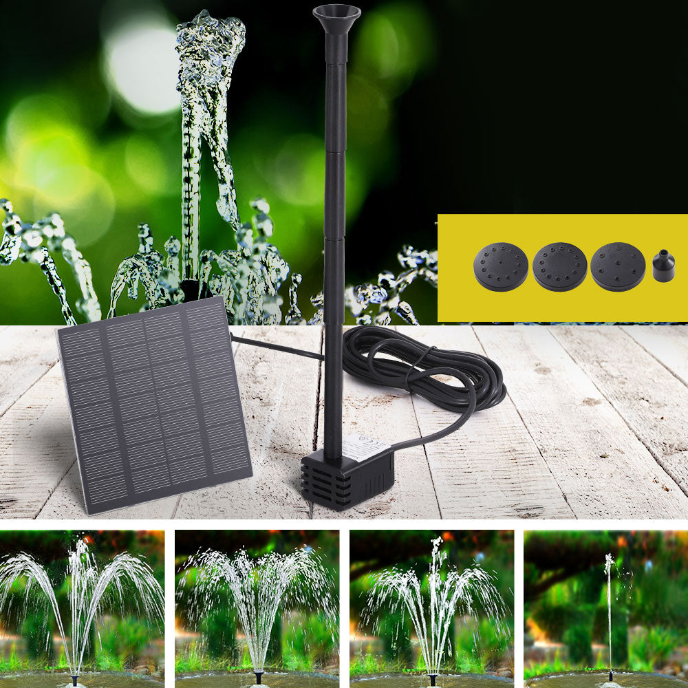 Gardeon Solar Pond Pump Submersible Water Fountain Kit 2.6FT 7