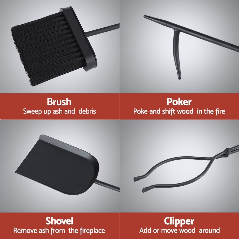 Grillz Fire Pit Tool Set 5 PCS 6