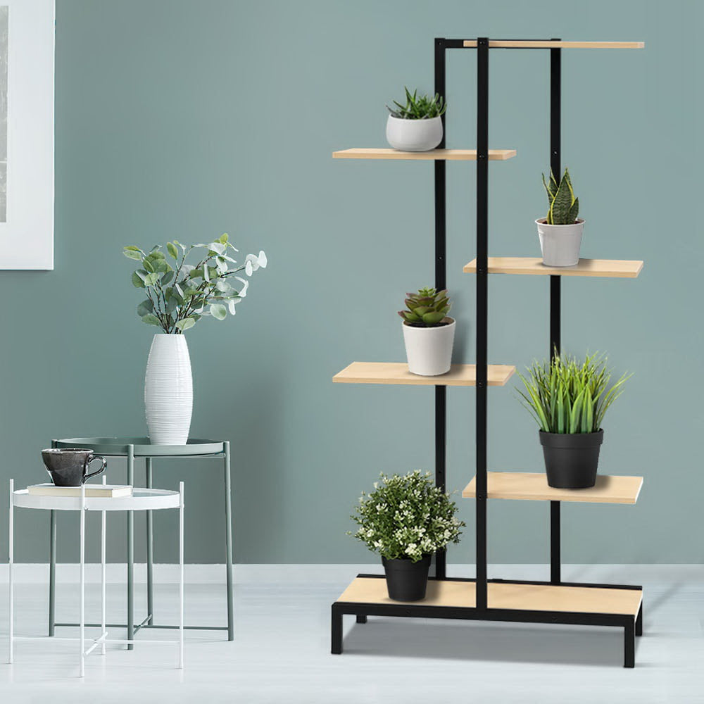 Artiss Plant Stand 6 Tier Metal Zigzag Flower Pot Shelf 7
