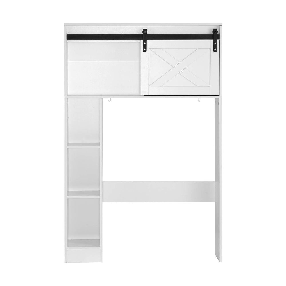 Artiss Bathroom Cabinet Over the Toilet Storage Organiser Laundry Shelf 128cm 3