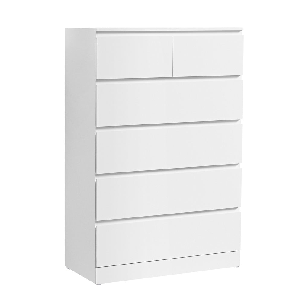 Artiss 6 Chest of Drawers - PEPE White 3
