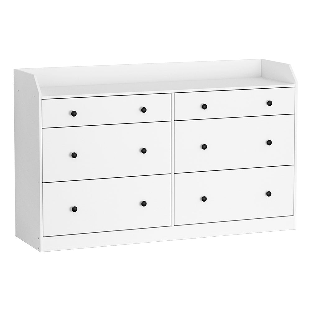 Artiss 6 Chest of Drawers - PETE White 3