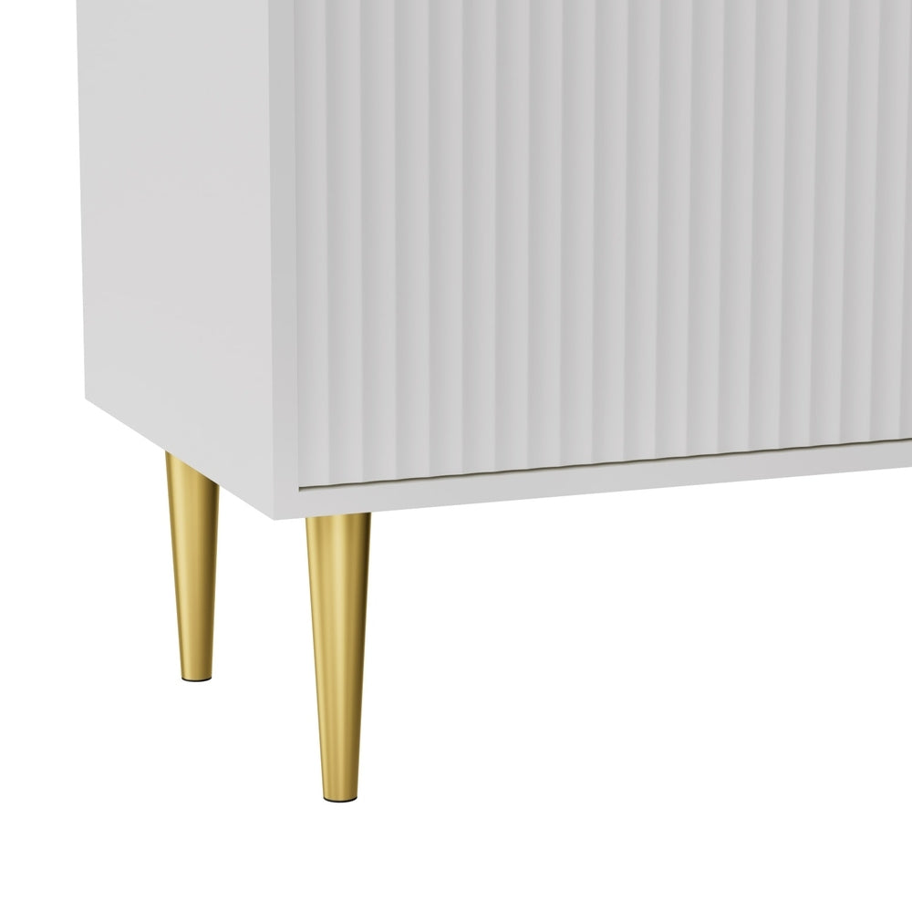 Artiss TV Cabinet Entertainment Unit Stand Storage 180CM White 6