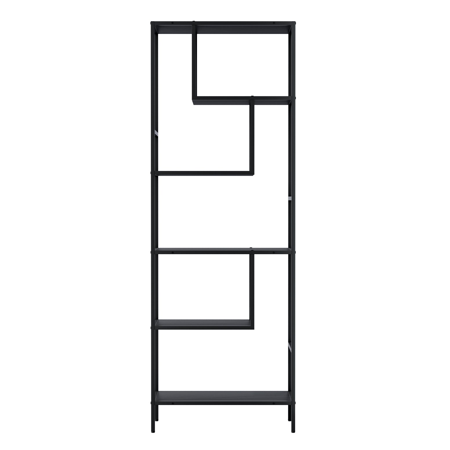 Artiss Bookshelf 5 Tiers RHYS Black 5