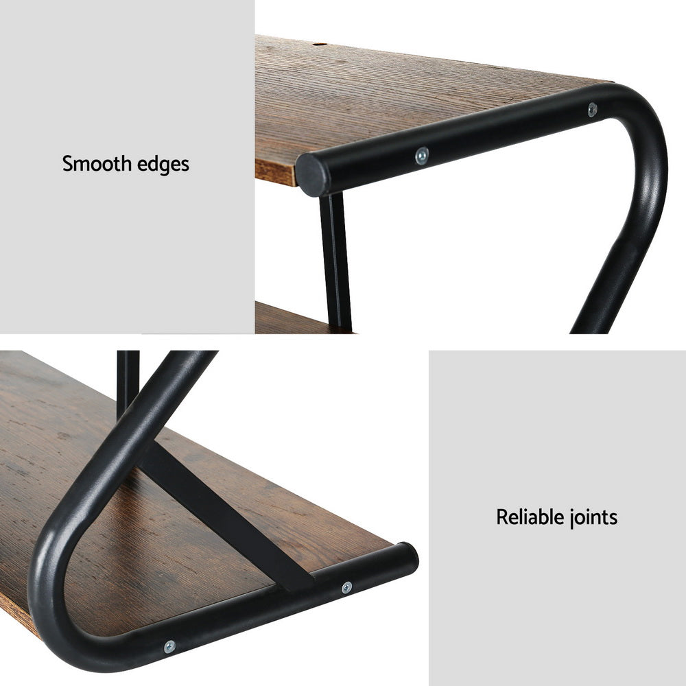 Artiss Shoe Rack Cabinet Shoe Storage Stand 3 Tiers Black 6