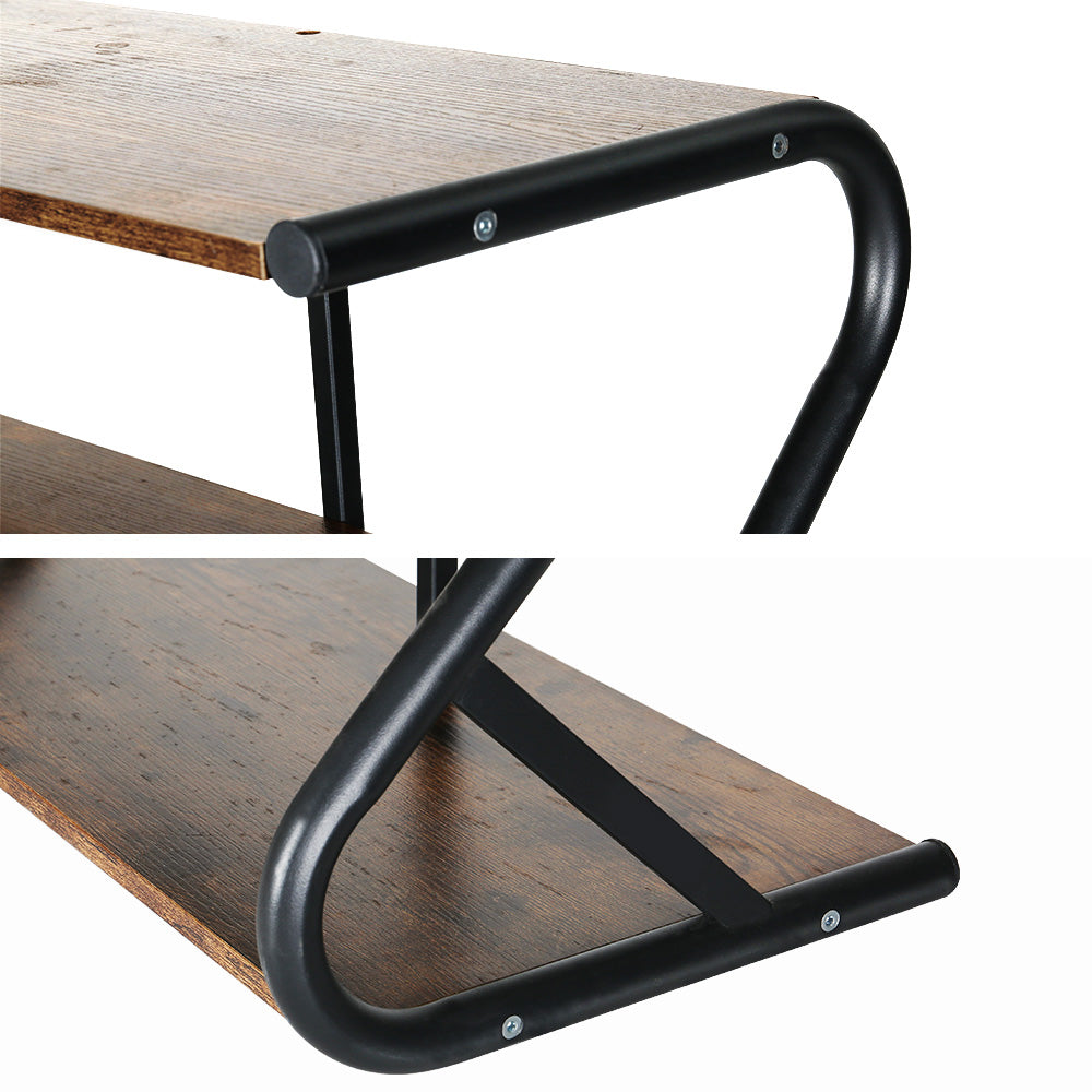 Artiss Shoe Rack Cabinet Shoe Storage Stand 3 Tiers Black 4