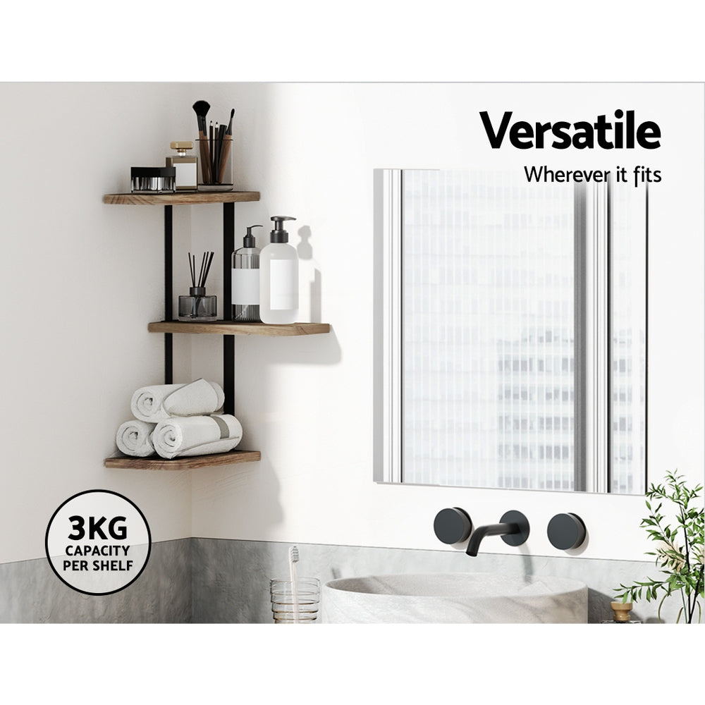 Artiss Floating Wall Shelf 3-Tier 5