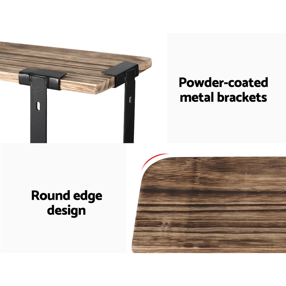 Artiss Floating Wall Shelf 3-Tier 7