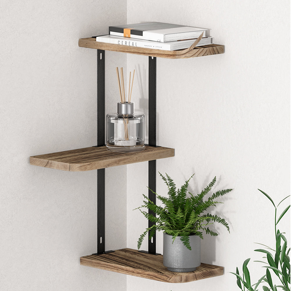 Artiss Floating Wall Shelf 3-Tier 8