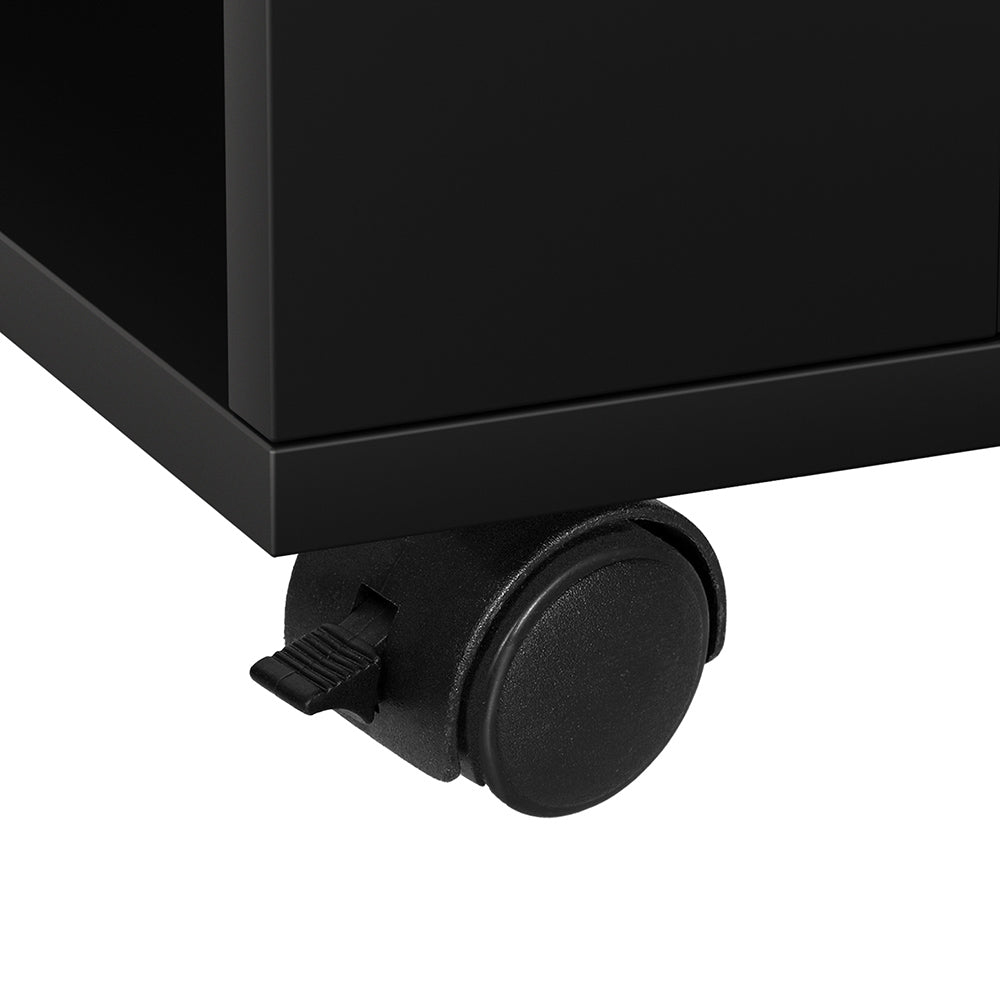 Artiss Bedside Table USB Charging with LED Adjustable Laptop Tray - TALA 7