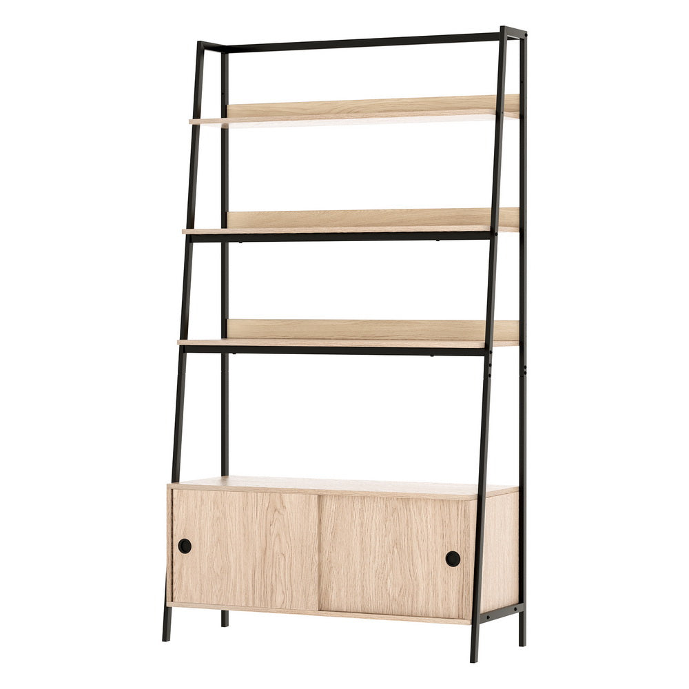 Artiss Bookshelf 5 Tier Cube Cabinet MIRA Oak 3