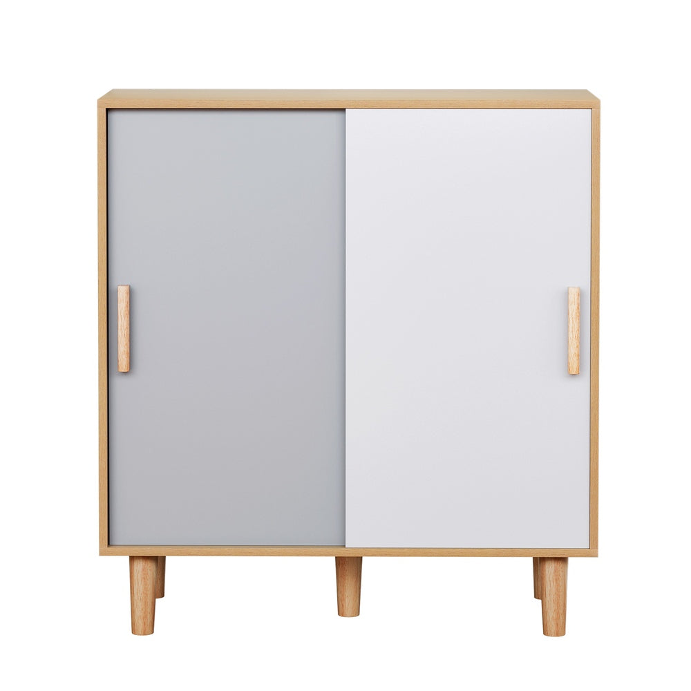 Artiss Shoe Cabinet 30 Pairs Sliding Doors 5