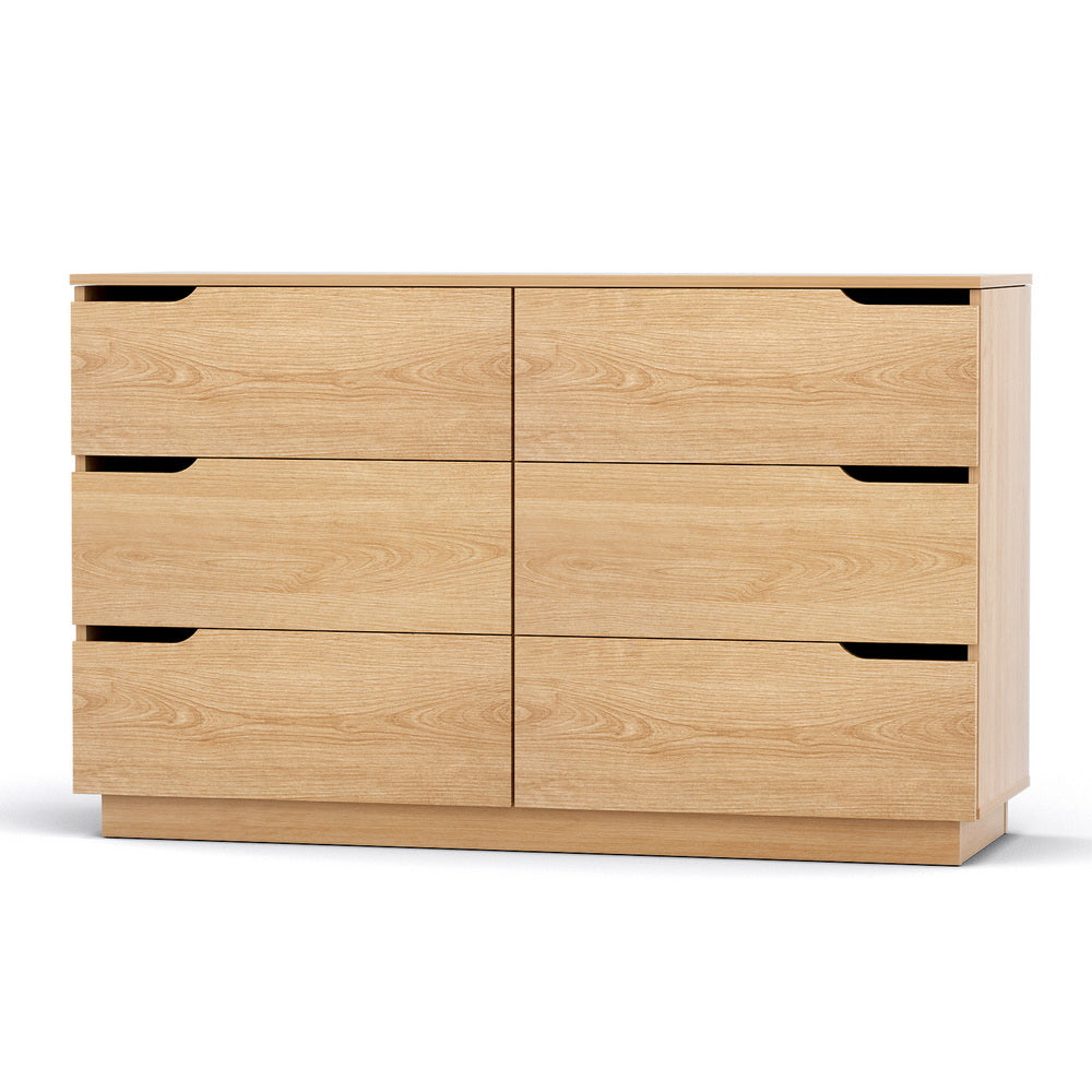 Artiss 6 Chest of Drawers Dresser Table Pine 8