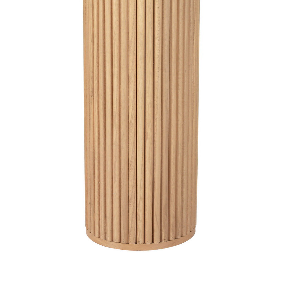 Artiss Console Table Oval 115CM Pine Blake 6