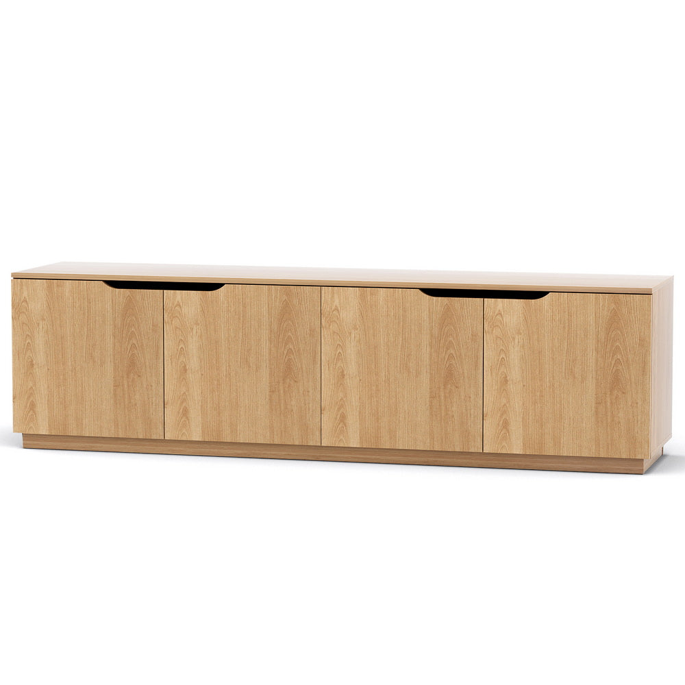 Artiss TV Unit Entertainment Unit Storage Cabinet 180cm Pine 8