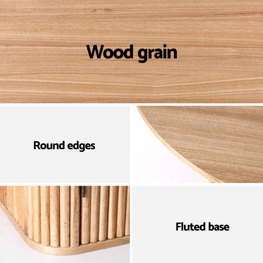 1M Artiss Dining Table Storage Base 6