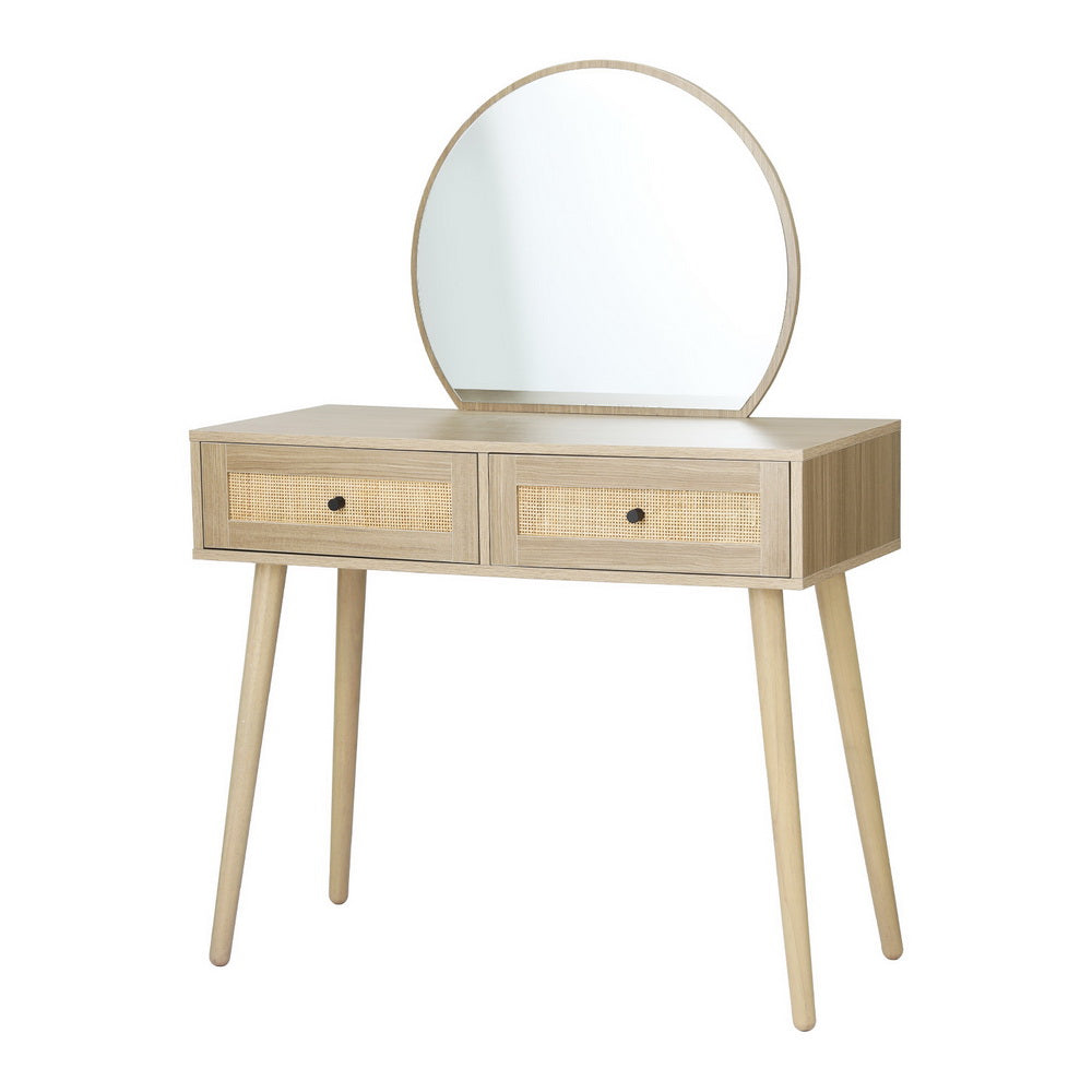 Artiss Dressing Table Set Rattan Frances 3
