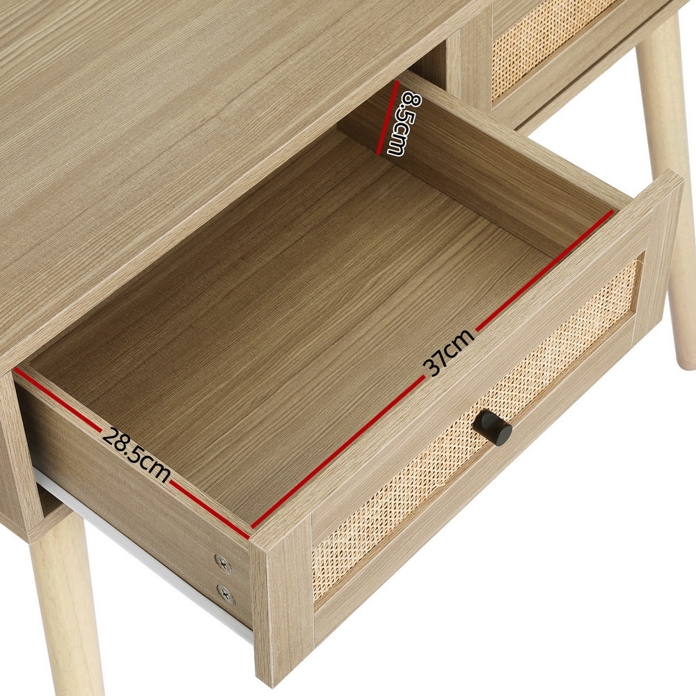 Artiss Dressing Table Set Rattan Frances 5