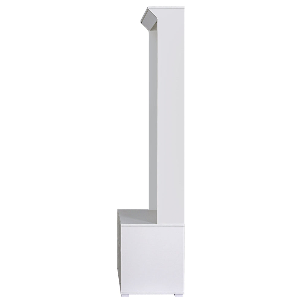 Artiss Shoe Rack Cabinet Hall Tree Coat Rack 180CM White 5
