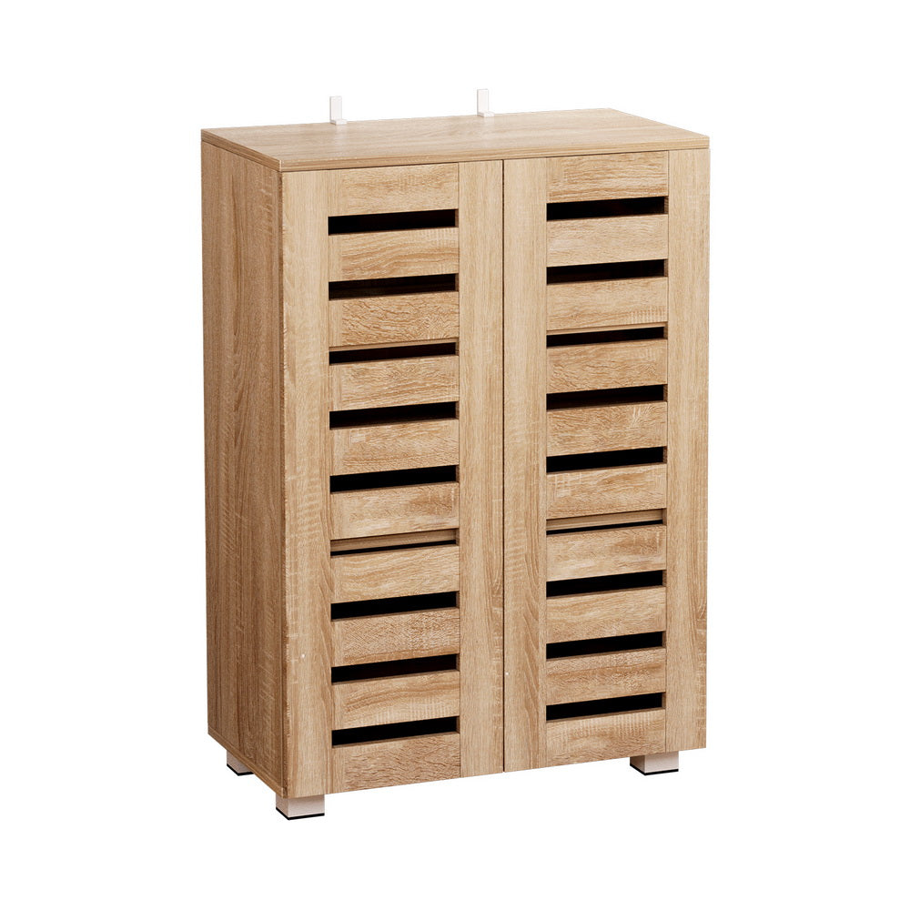 Artiss Shoe Rack Cabinet 20 Pairs 5-tier Wood Alster 3