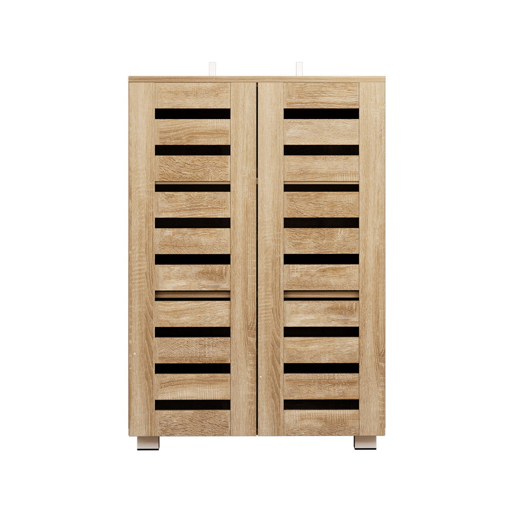 Artiss Shoe Rack Cabinet 20 Pairs 5-tier Wood Alster 5