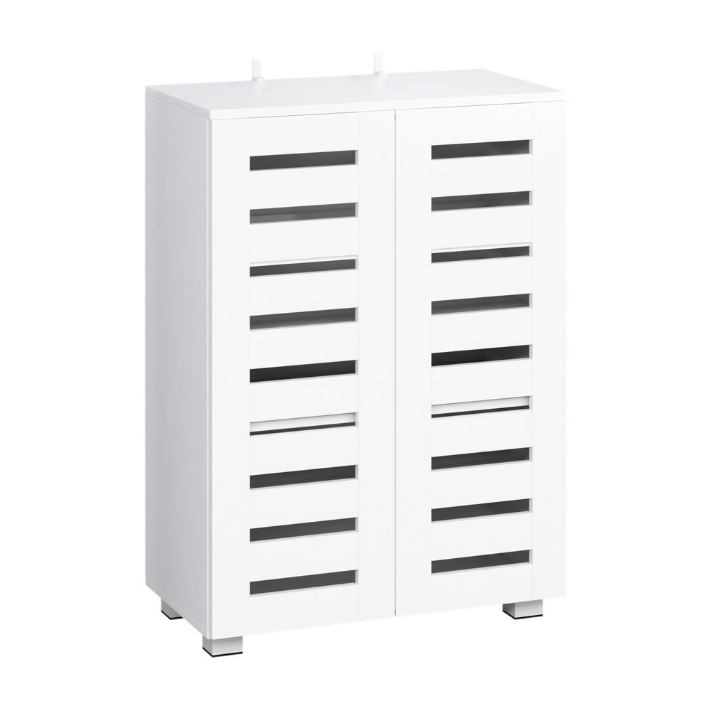 Artiss Shoe Rack Storage Cabinet 20 Pairs 5-tier White Alster 3