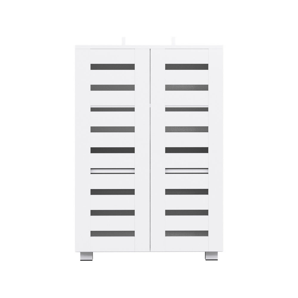 Artiss Shoe Rack Storage Cabinet 20 Pairs 5-tier White Alster 5