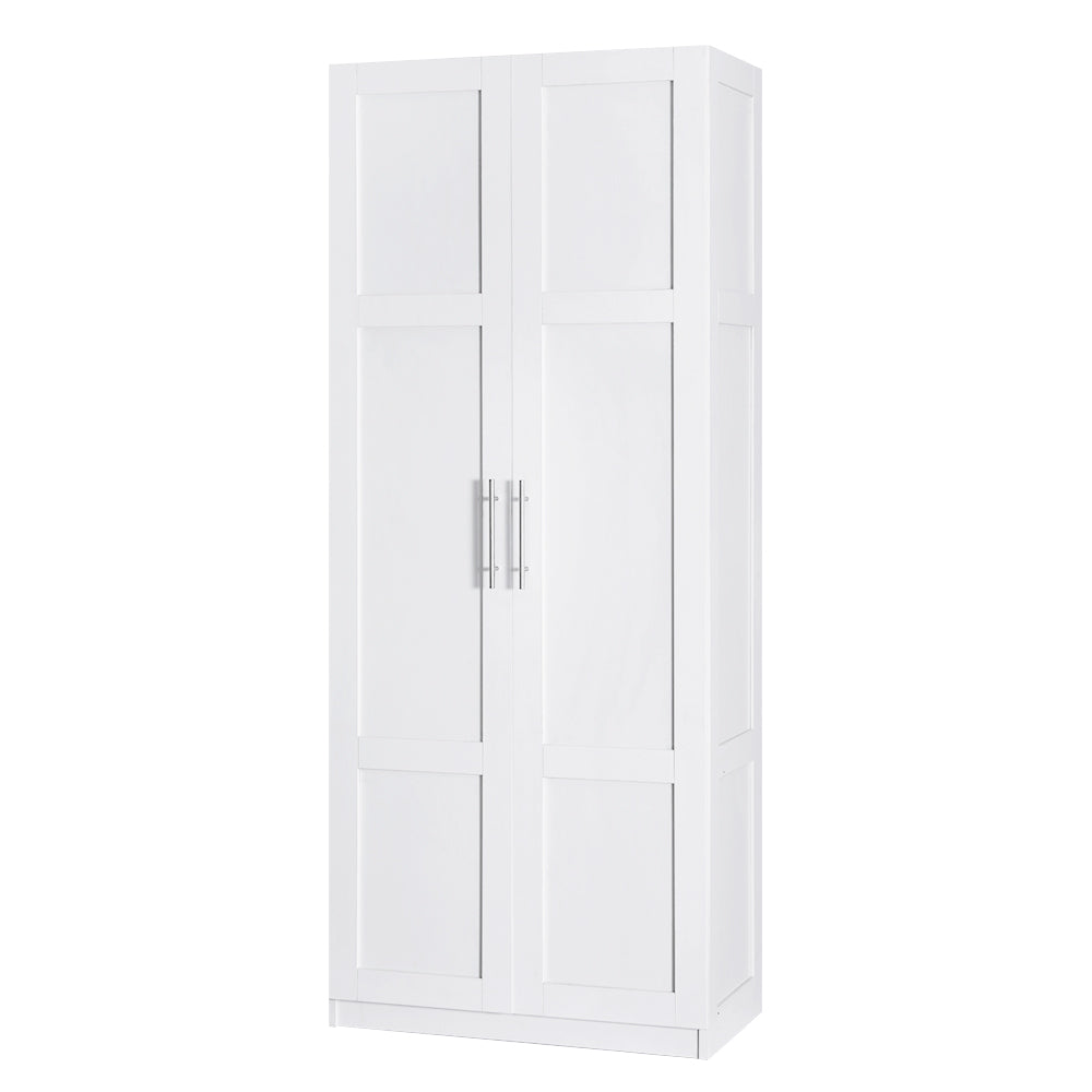 Artiss 2 Door Buffet Sideboard Cupboard Cabinet Pantry White 3