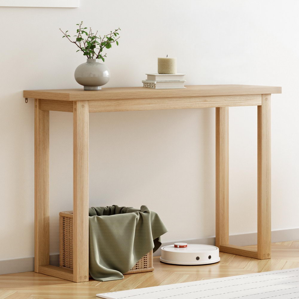 Artiss Console Table 110CM Pine 8