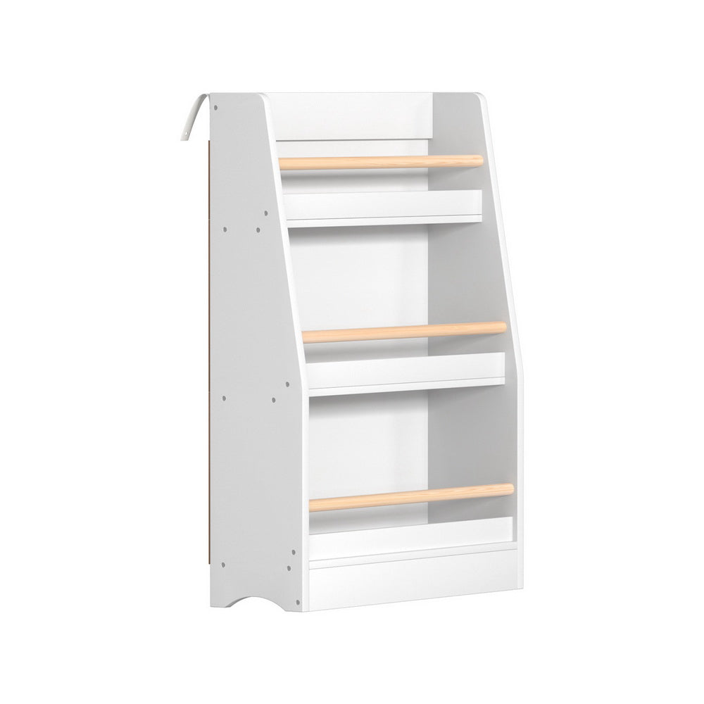 Keezi Kids Bookshelf 3 Tiers Storage Children Bookcase Organiser Display Shelf 5