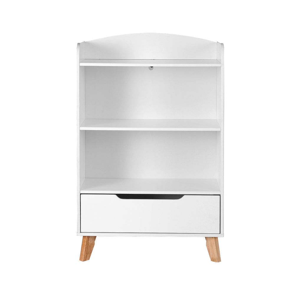 Keezi Kids Bookshelf 3 Tiers Storage Children Bookcase Toys Organiser Drawer 5