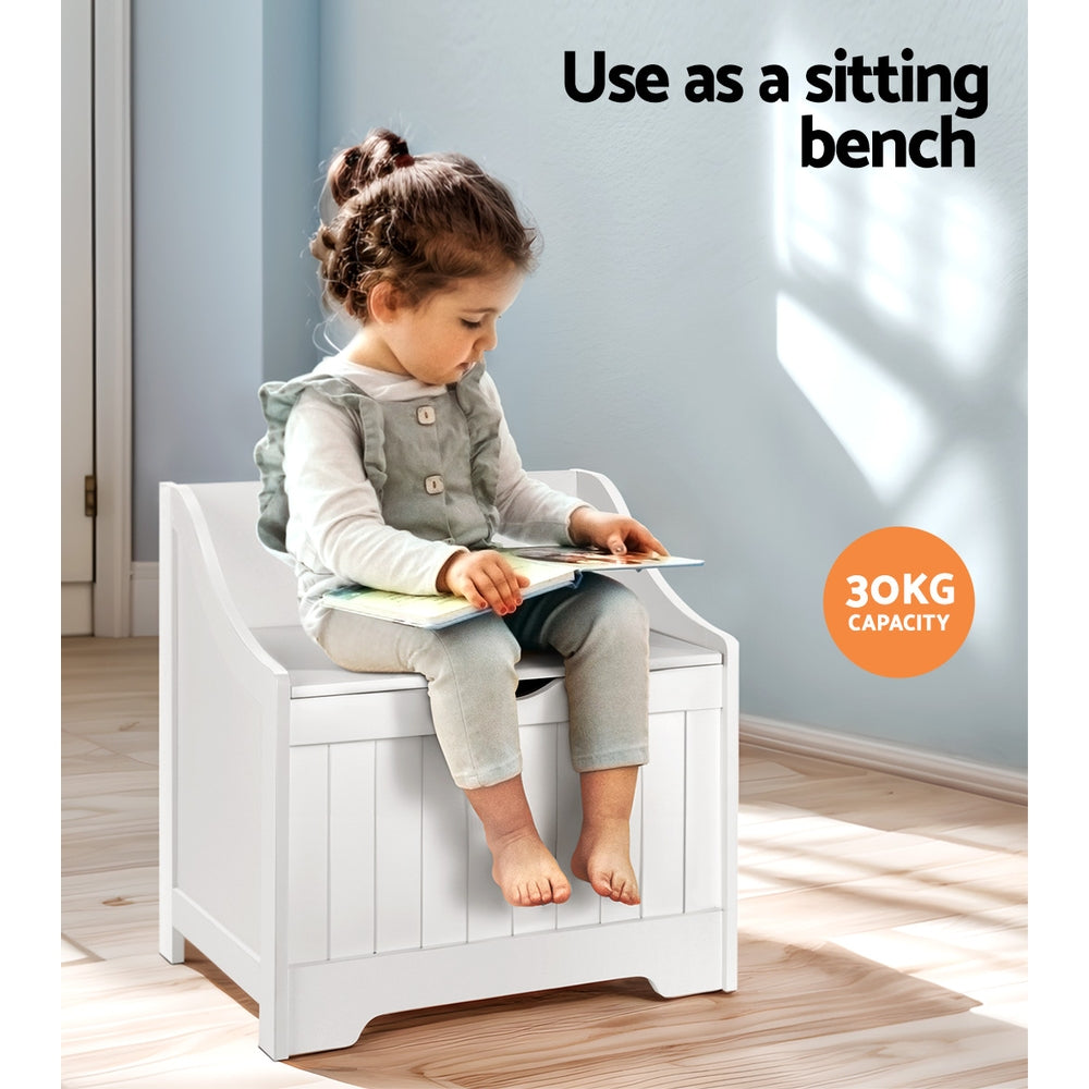 Keezi Kids Toy Box Chest Children Storage Clothes Toys Organiser Square 5
