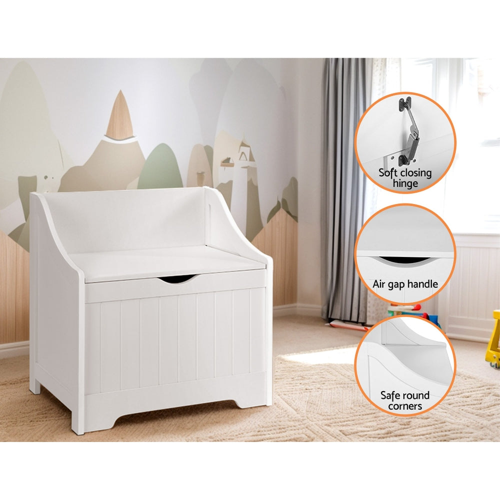 Keezi Kids Toy Box Chest Children Storage Clothes Toys Organiser Square 7