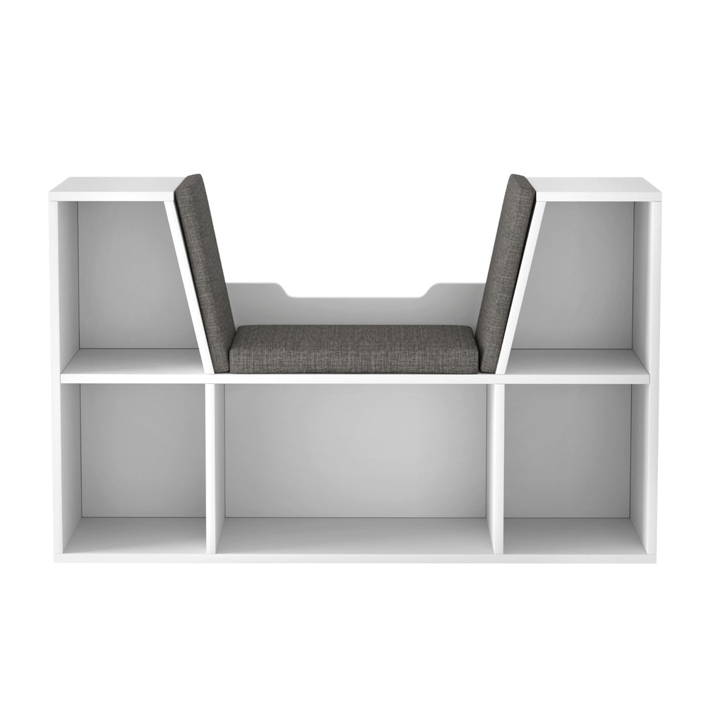 Keezi Kids Bookshelf Bookcase Toys Box Shelves Storage Cabinet Container Children Organiser 5