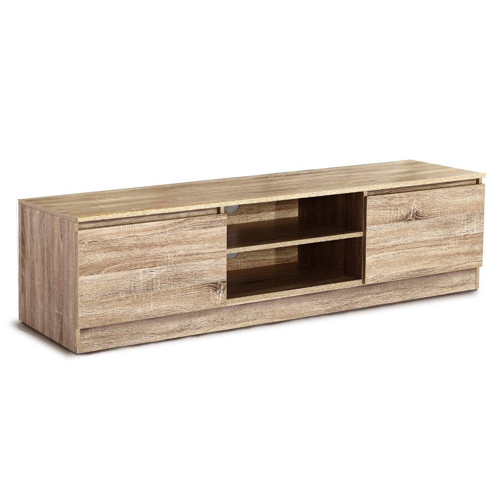 Artiss TV Cabinet Entertainment Unit 160cm Pine Charles 3