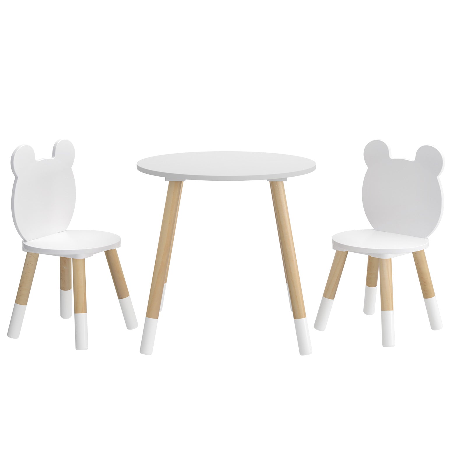 Keezi 3 Piece Kids Table and Chairs Set Activity Playing Study Children Desk 3