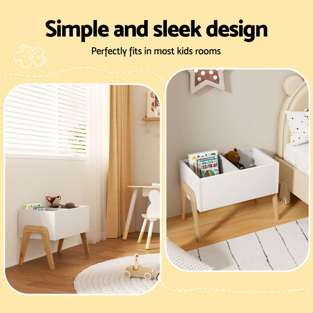Keezi Kids Toy Box Chest Storage Bin Container Wooden Cabinet Clothes Book Organiser Bedroom 6