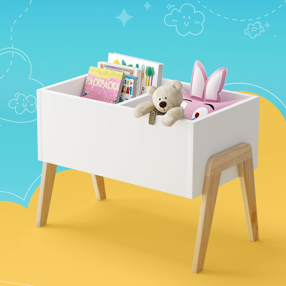 Keezi Kids Toy Box Chest Storage Bin Container Wooden Cabinet Clothes Book Organiser Bedroom 7