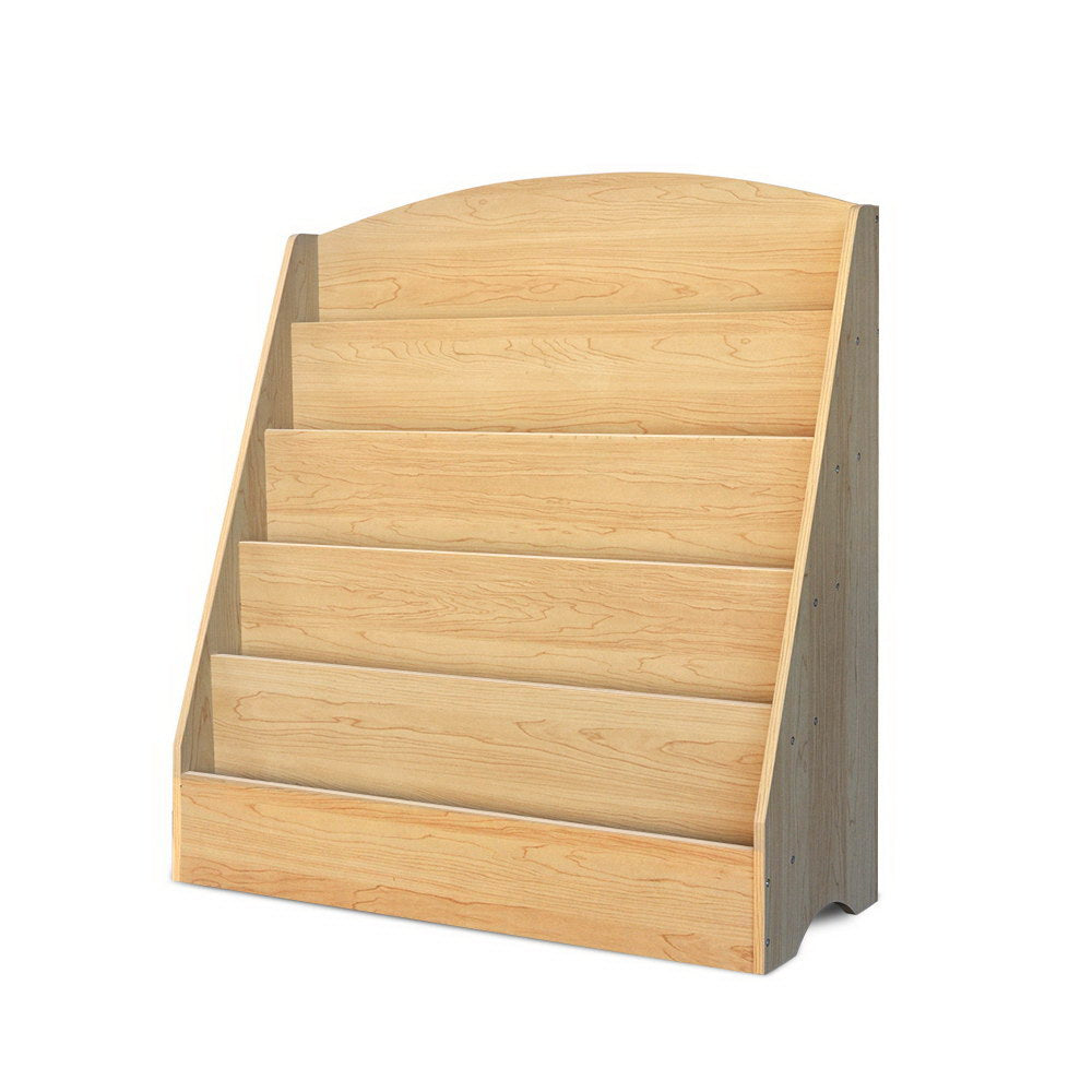 Keezi 5 Tiers Kids Bookshelf Magazine Shelf Organiser Bookcase Display Rack 3