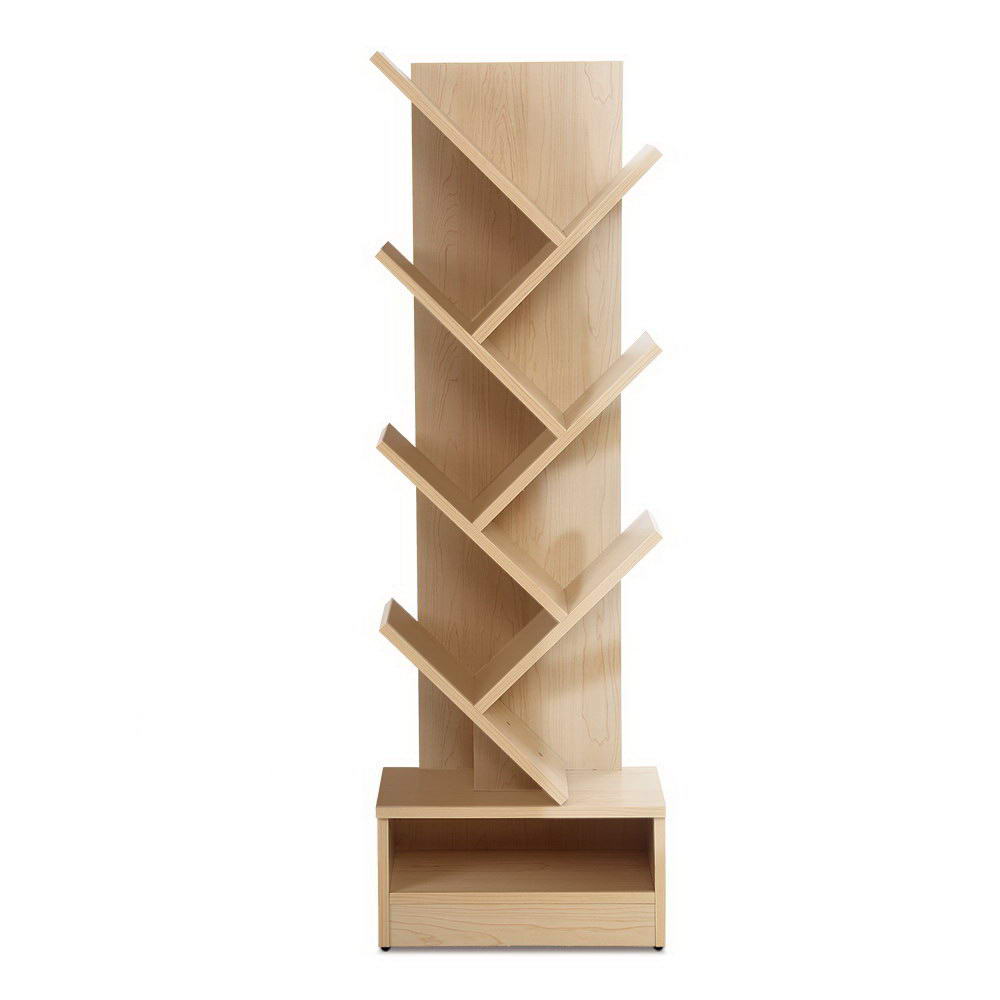 Artiss Tree Bookshelf 7 Tiers - ECHO Oak 3