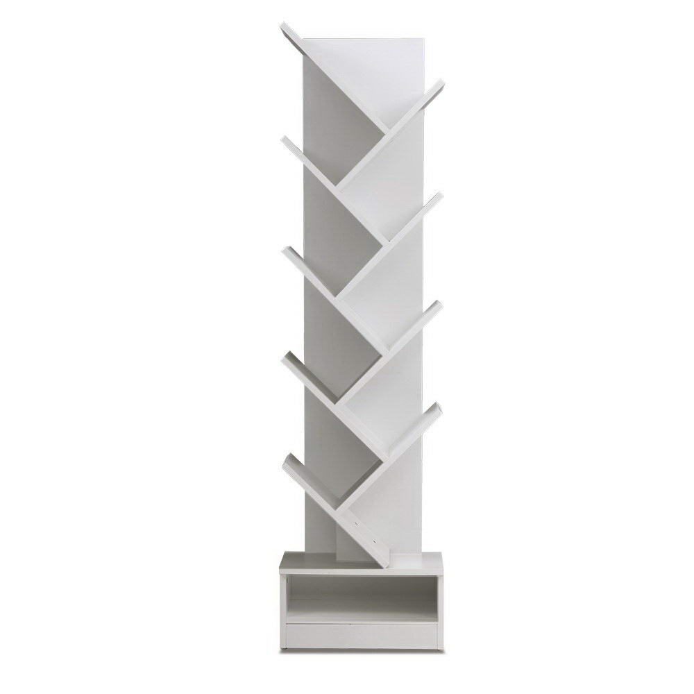 Artiss Tree Bookshelf 9 Tiers - ECHO White 3