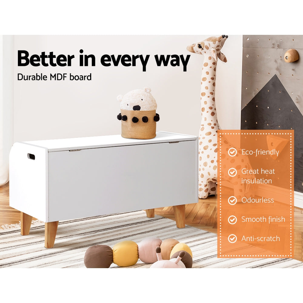 Keezi Kids Toy Box Chest Bookshelf Storage Children Bookcase Organiser Display 6