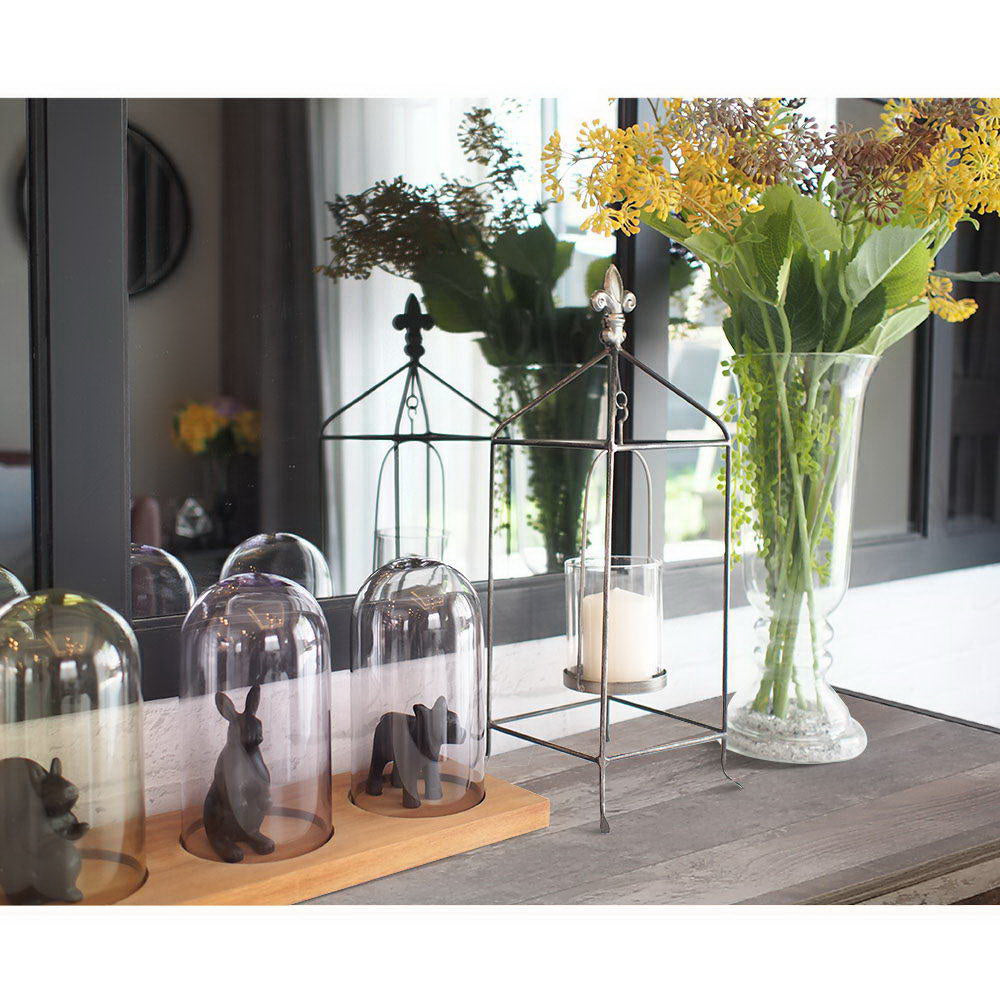 Artiss Console Table 2 Drawers Walnut Marconi 5