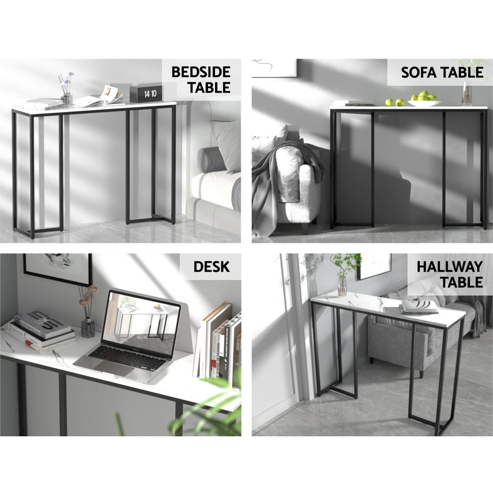 Artiss Console Table Marble Effect Frenisha 8