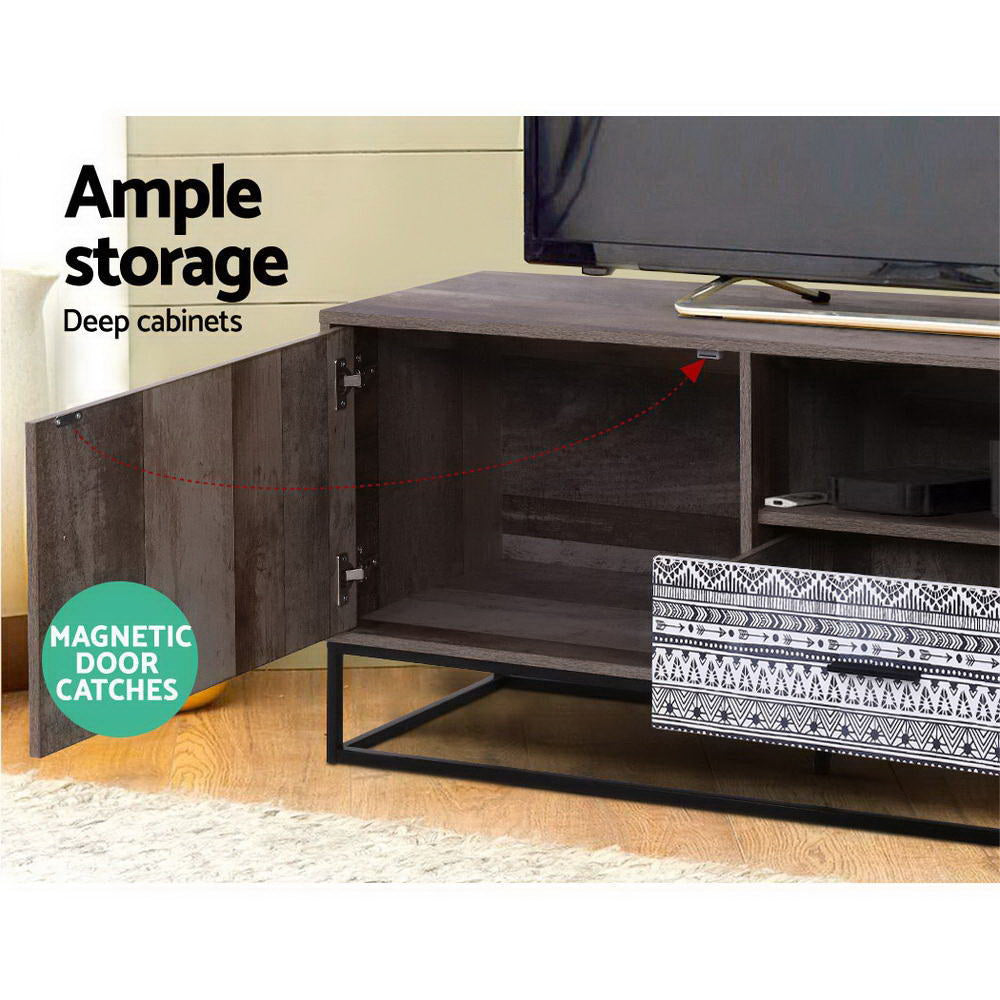 Artiss TV Cabinet Entertainment Unit 180cm Industrial 6