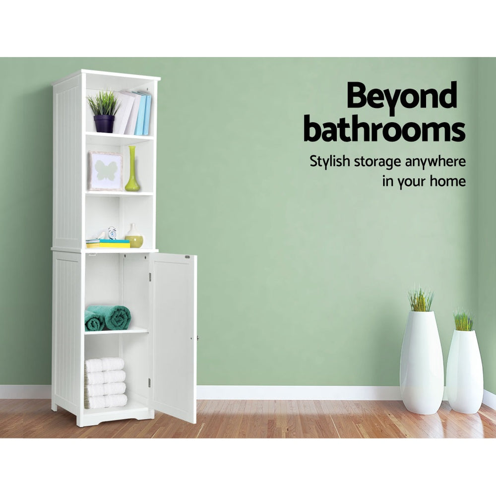 Artiss Bathroom Cabinet Storage 160cm White 3
